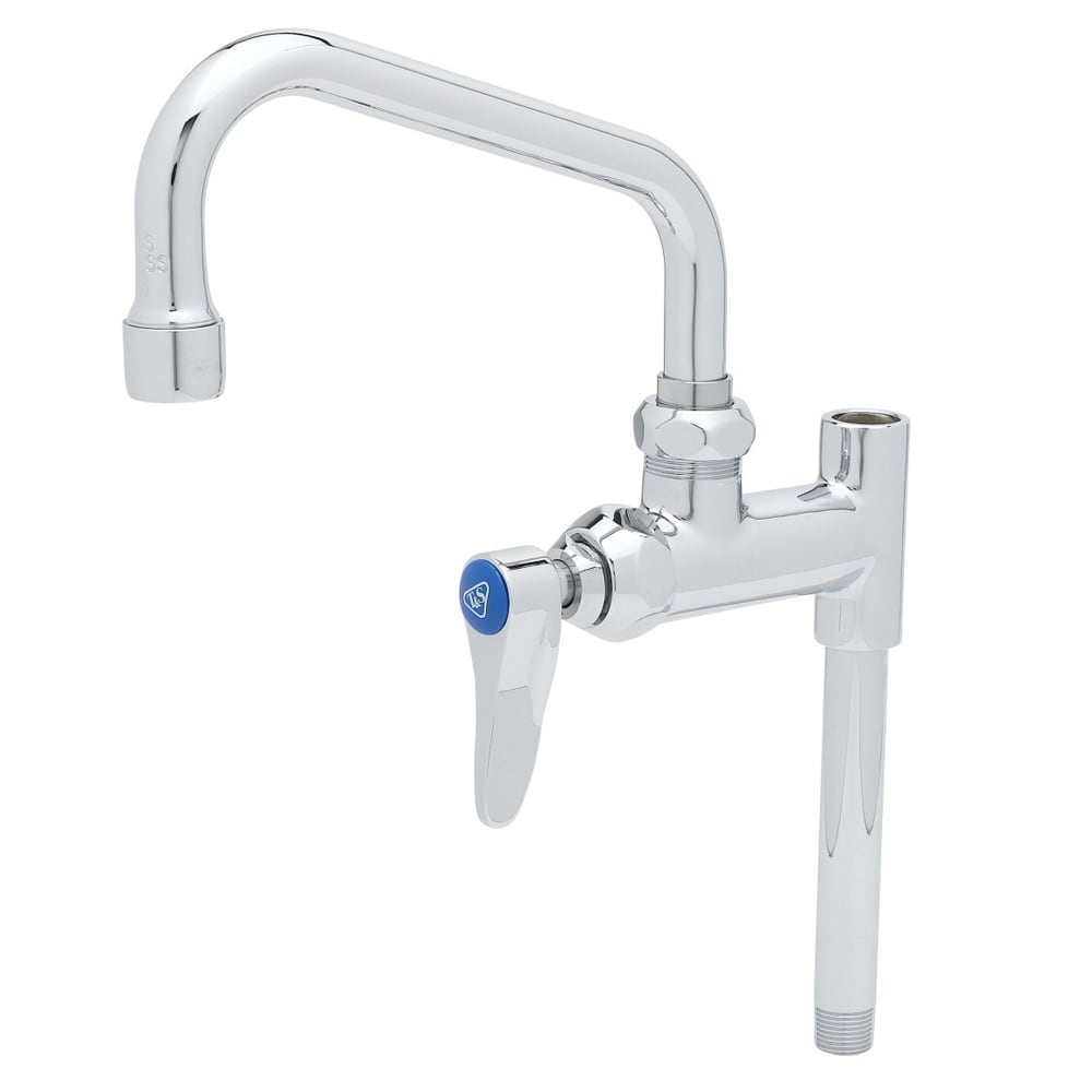 T&S B-0155-05 Add-On Faucet for Prerinse Units, 6" Nozzle, Includes 5" Nipple