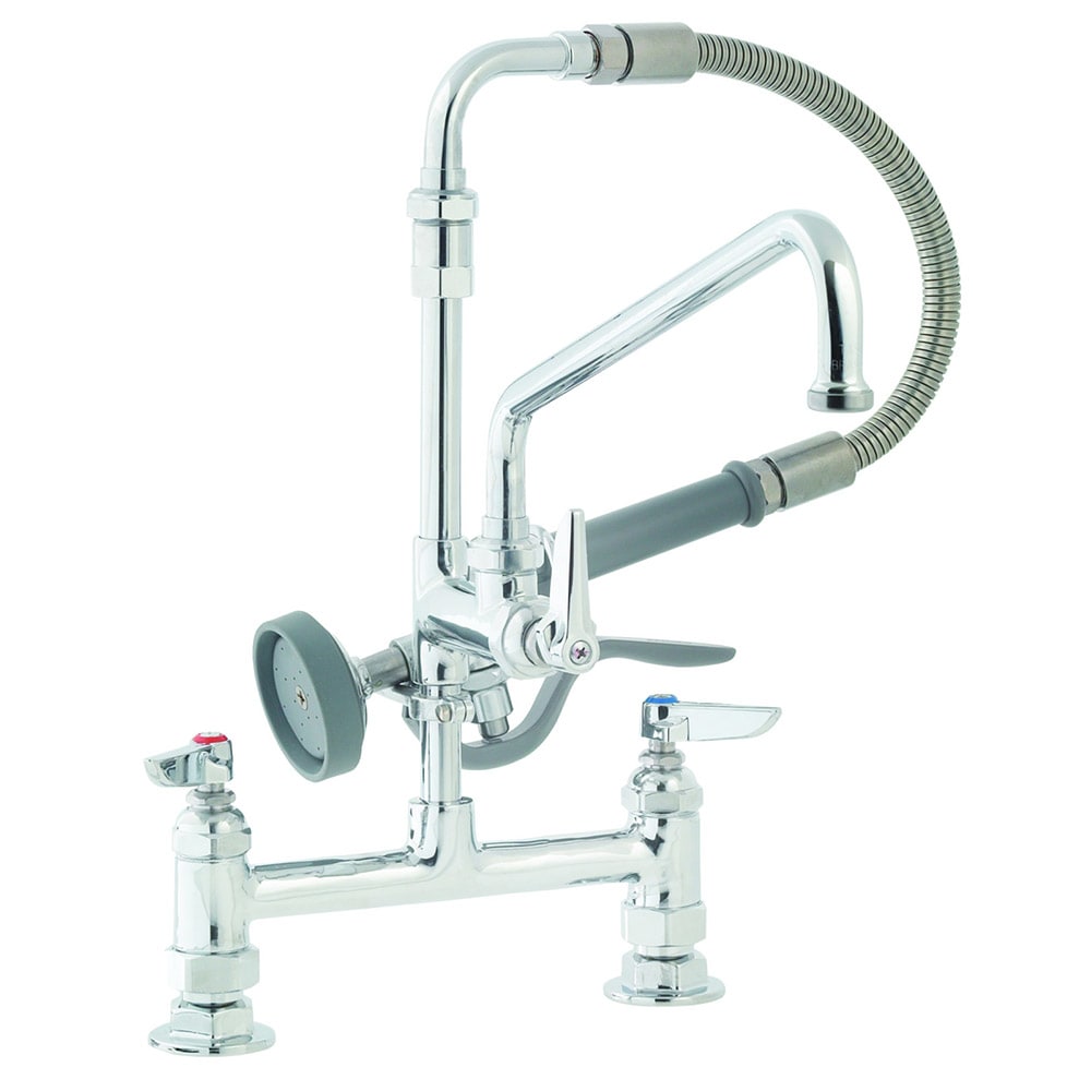 T&S B-0178 16 5/16"H Deck Mount Pre Rinse Faucet - 1.15 GPM, Base with Nozzle