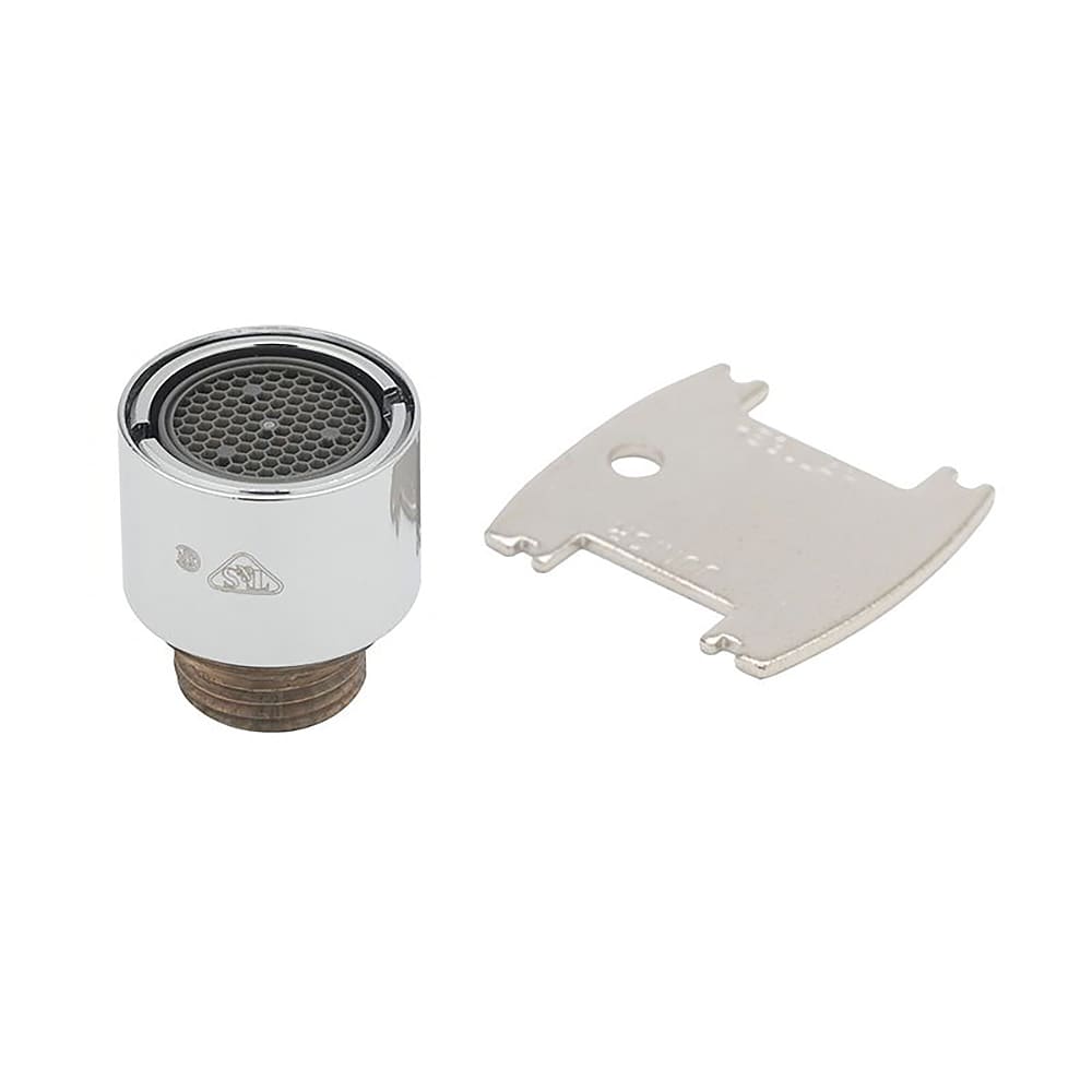 T&S B-0199-07 Aerator, Vandal Resistant, 3/8" IPS Male Thread
