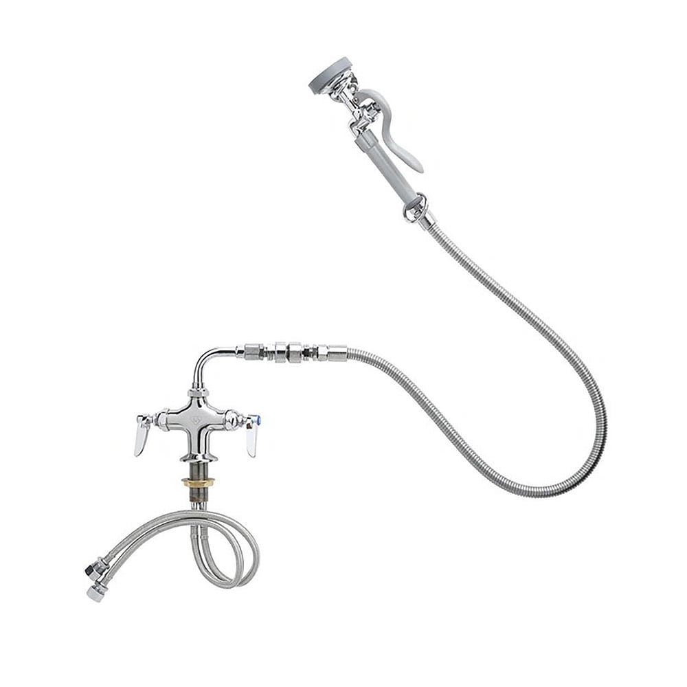 T&S B-0200-60H-VB Mixing Faucet Kit w/ Angled Spray Valve, 60" Hose