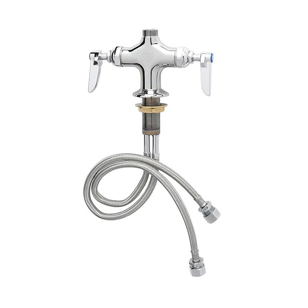 T&S B-0200-CR-LN Deck Mount Pantry Faucet Base