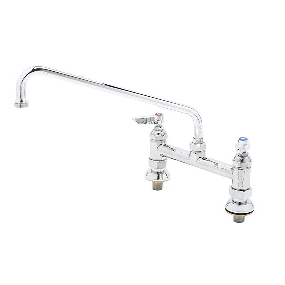 T&S B-0220-EE Deck Mount Mixing Faucet w/ 18" Swing Nozzle