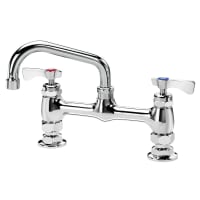 T&S B-0222 Deck Mount Faucet - 6" Swing Spout, 8" Centers thumbnail 2
