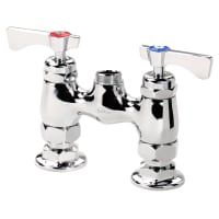 T&S B-0225-LN Deck Mixing Faucet, 1/2" IPS Female, 4" Centers, Deck Mount thumbnail 2