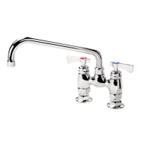 T&S B-0226 Deck Mount Faucet - 10" Swing Spout, 4" Centers thumbnail 2