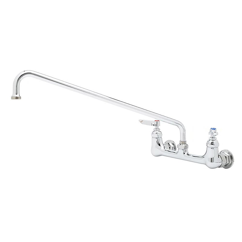 T&S B-0230 Splash Mount Mixing Faucet w/ 18" Swing Nozzle