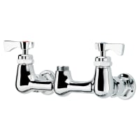 T&S B-0230-LN Sink Mixing Faucet w/o Nozzle, Wall Mounted, 8" Center thumbnail 2