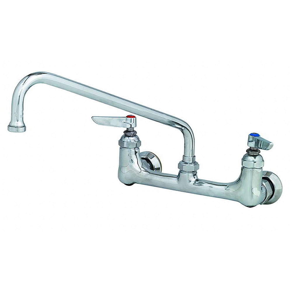 T&S B-0231-EE Splash Mount Mixing Faucet w/ 12" Swing Nozzle