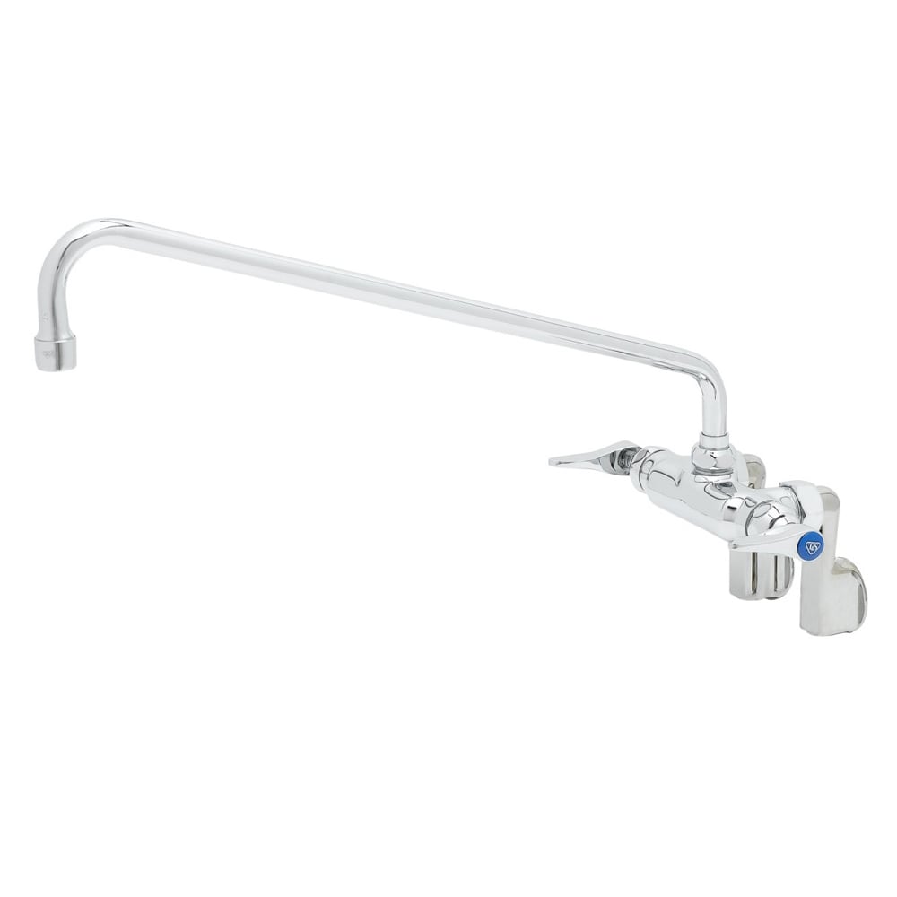 T&S B-0235 Splash Mount Mixing Faucet w/ 18" Swing Nozzle