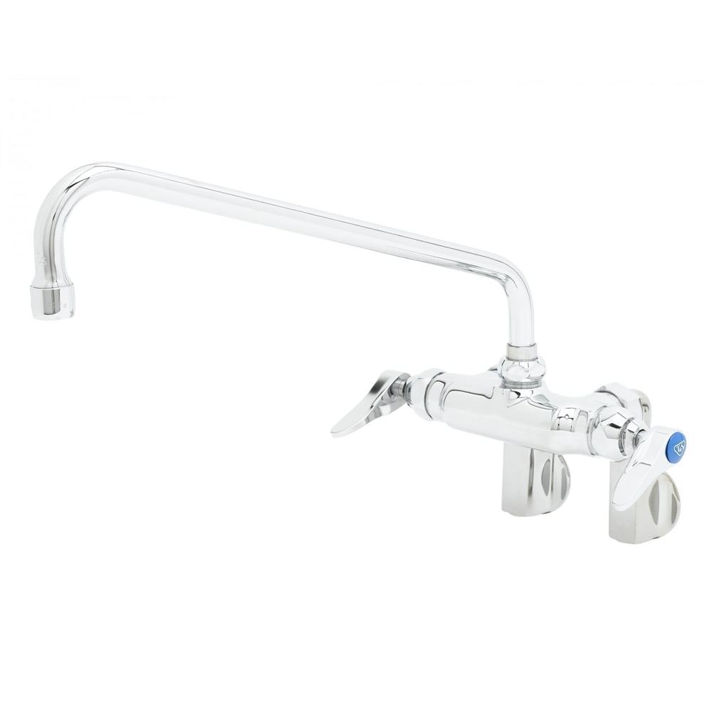 T&S B-0236 Splash Mount Mixing Faucet w/ 12" Swing Nozzle