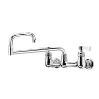 T&S B-0265 Splash Mount Faucet w/ 18" Double Jointed Swing Nozzle thumbnail 2