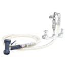 T&S B-0273 Washdown Station, 8" Centers Wall Mount Base, 10 ft Hose,Stainless Water Gun thumbnail 2