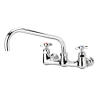 T&S B-0290 Splash Mount Pot Filler Sink Faucet w/ 12" Swing Nozzle thumbnail 2