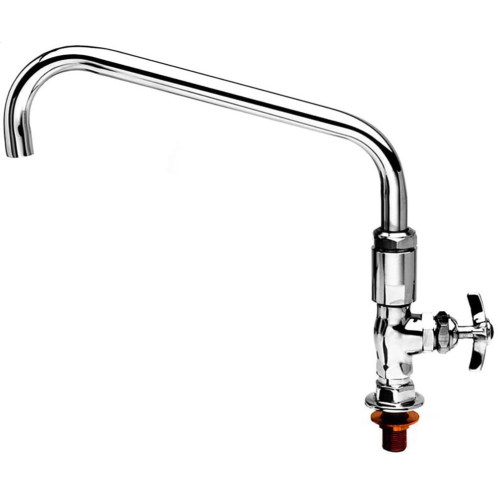 T&S B-0296 Deck Mount Pot Filler Sink Faucet w/ 12" Swing Nozzle