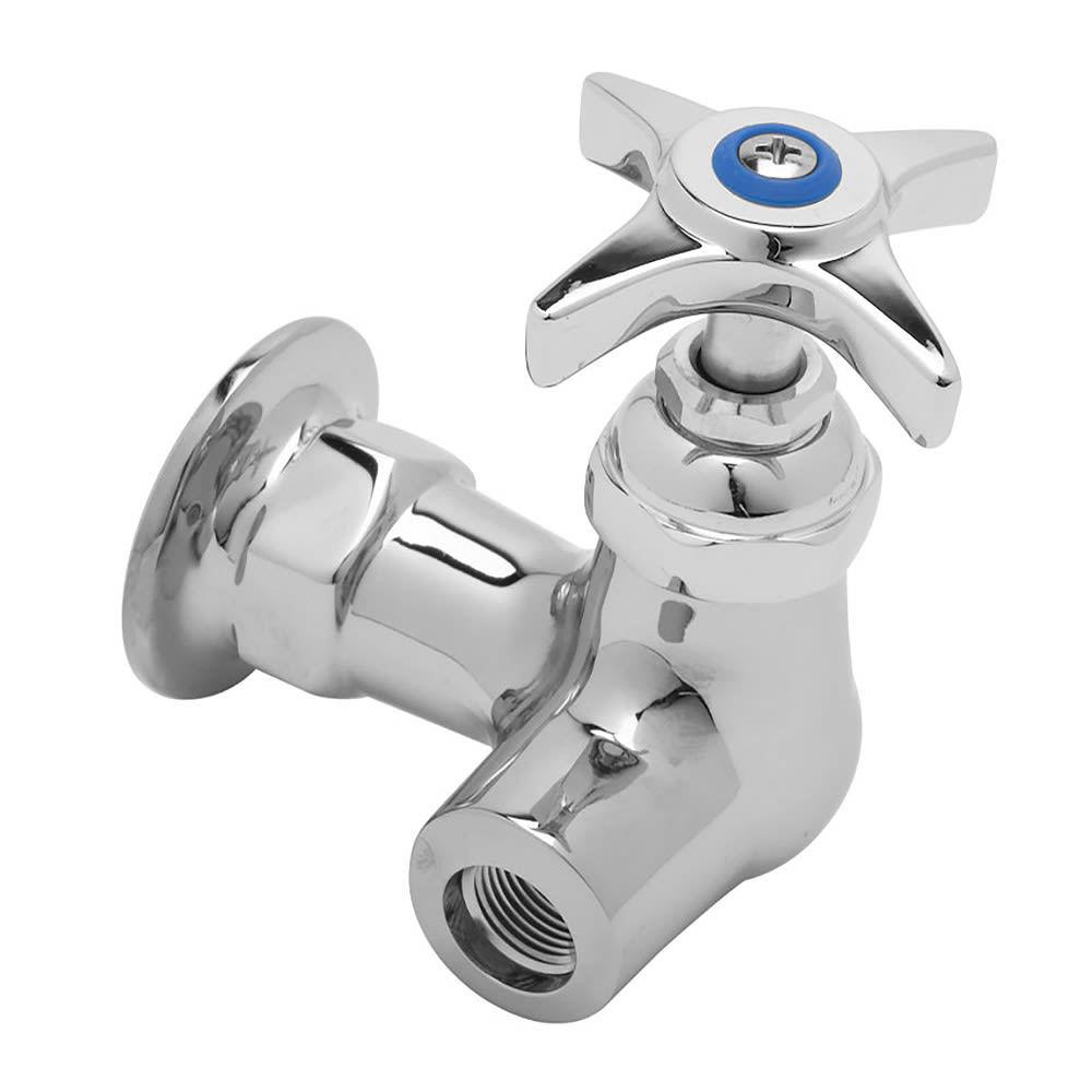 T&S B-0310-LN Single Sink Faucet, 1/2" IPS Female, Wall Mount