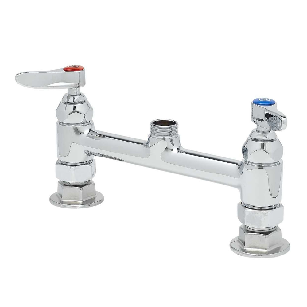 T&S B-0320-LN Faucet, Rigid Base, 1/2" IPS Female, 8" Centers, Deck Mount