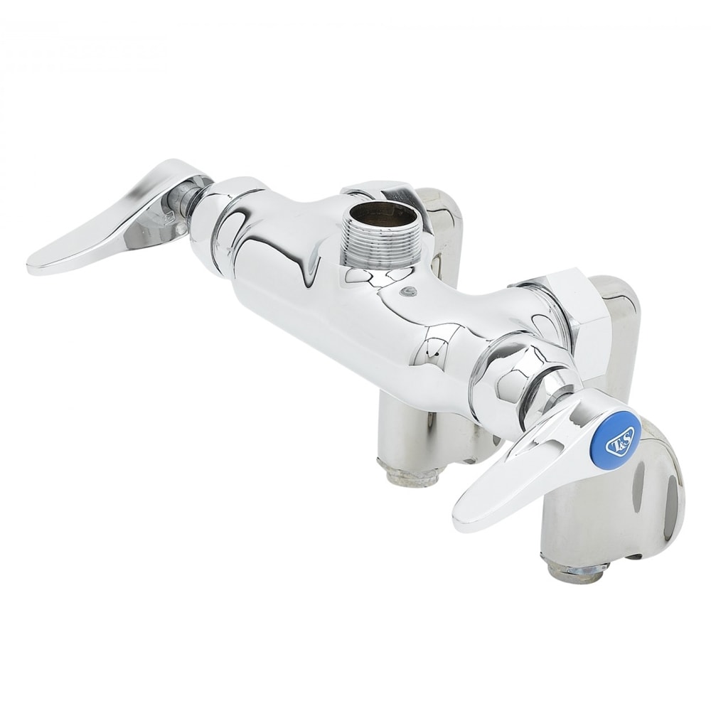 T&S B-0342-LN Faucet, Rigid Base, 1/2" IPS Female Inlets, 4" Centers, Wall Mount