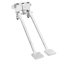 T&S B-0504 Double Pedal Valve, Wall Mounted, 1" From Wall thumbnail 2