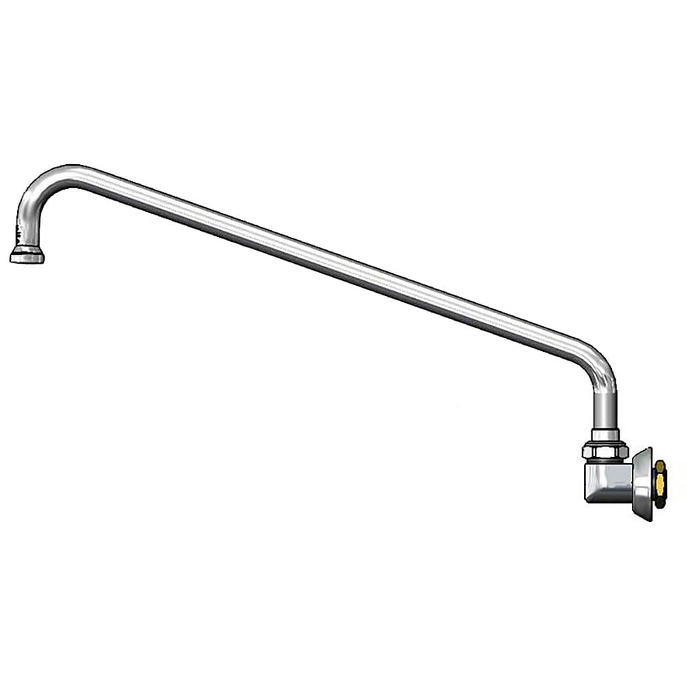 T&S B-0526-4 Swivel Gooseneck Spout, 10" Swing Nozzle, Wall Mounted, Regulated