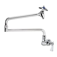 T&S B-0594 Splash Mount Pot Filler Faucet w/ 24" Double Jointed Swing Nozzle thumbnail 2