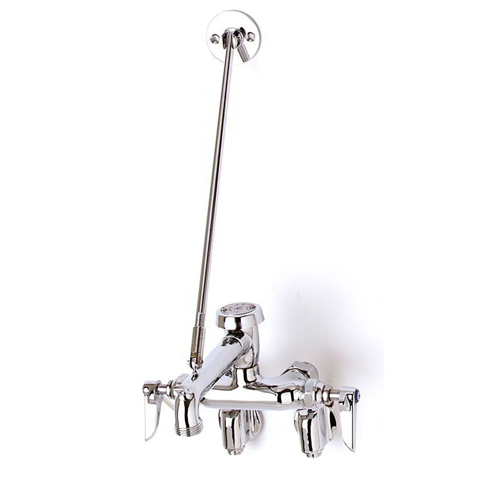 T&S B-0667-POL Service Sink Faucet w/ Adjustable Centers & Vacuum Breaker