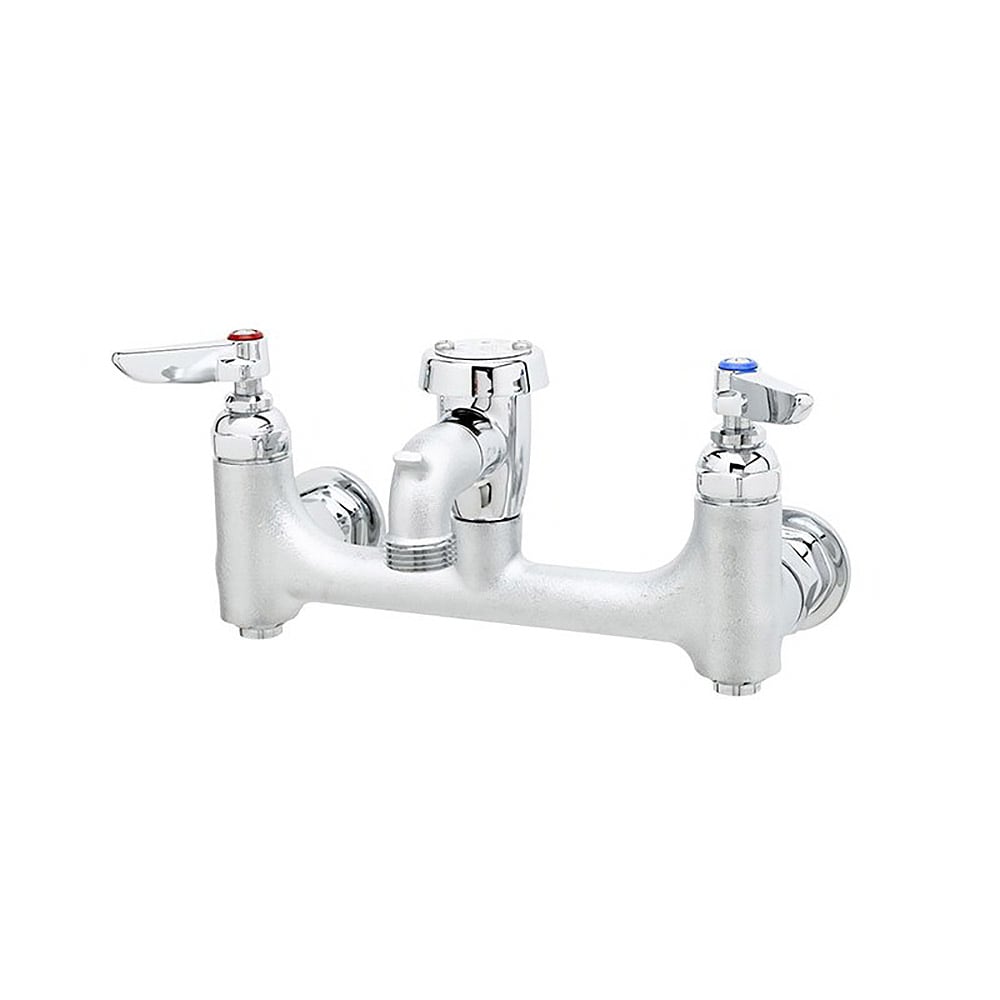 T&S B-0674-BSTR Service Sink Faucet w/ Built In Stops & Vacuum Breaker, Rough