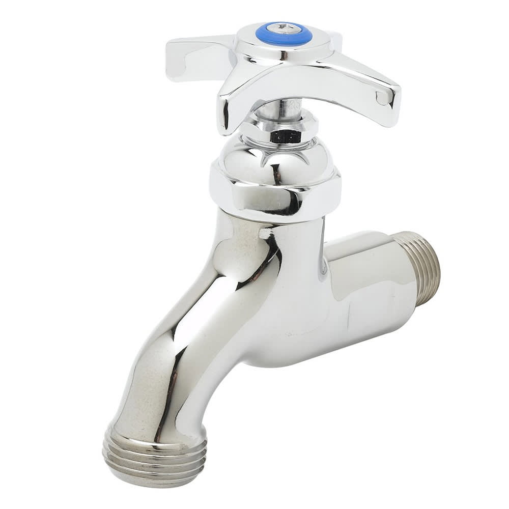T&S B-0704 Splash Mount Single Sink Faucet - 3 7/8" Spout, Single Hole