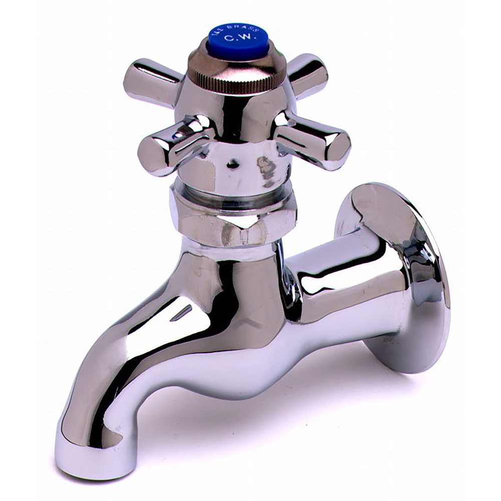 T&S B-0706 Splash Mount Single Sink Faucet - 3 5/8" Spout, Single Hole