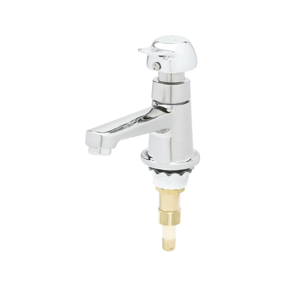 T&S B-0712-PA Deck Mount Metering Sill Faucet w/ Pivot Action Handle