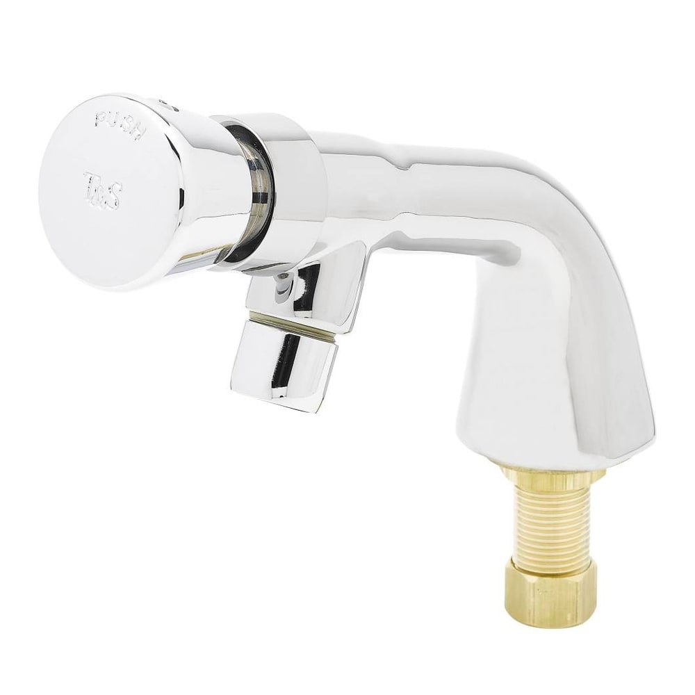 T&S B-0805 Slow Self-Closing Faucet, Heavy Duty, Push Button