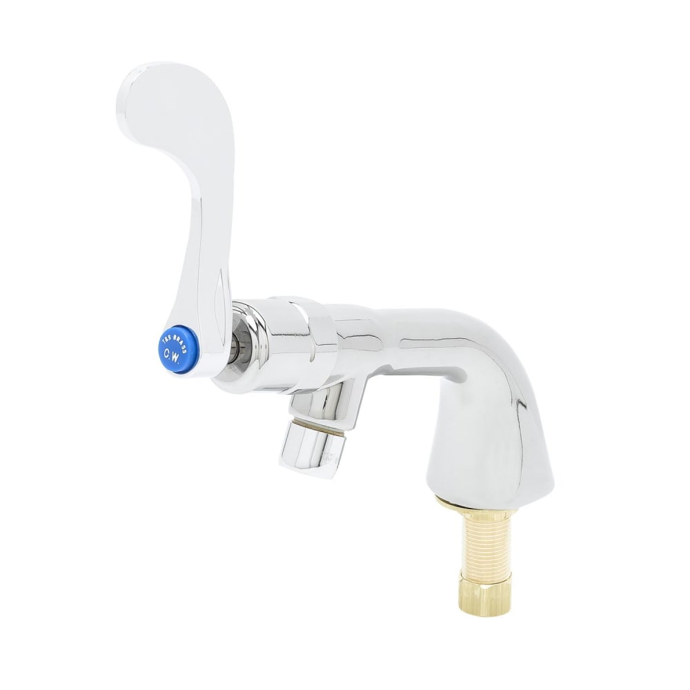 T&S B-0805-01 Self Closing Faucet, Push Button, Heavy Duty, 4"Wrist Action