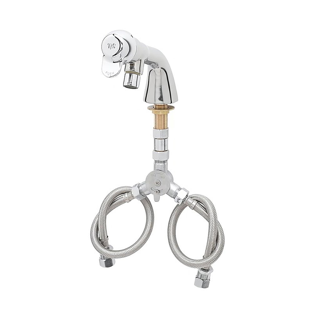 T&S B-0807-PA Mixing Faucet w/ 1 Hole, Pivot Action