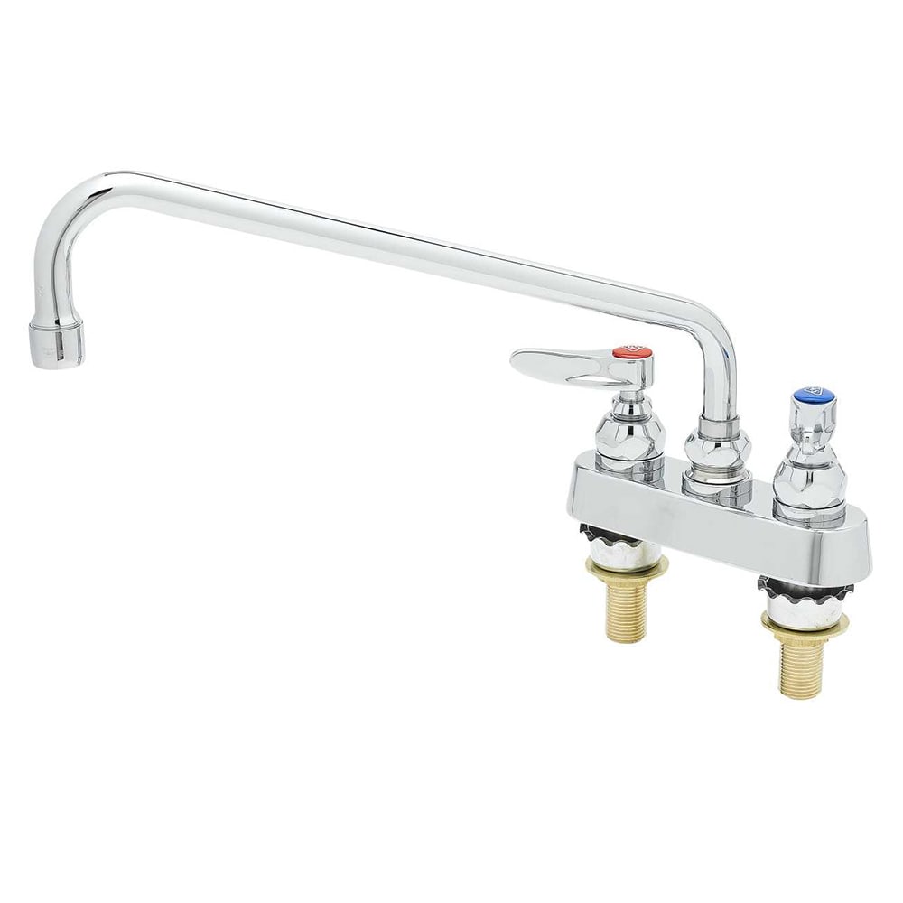 T&S B-1113-XS Deck Mount Faucet w/ 12" Swing Nozzle