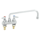 T&S B-1113-XS Deck Mount Faucet w/ 12" Swing Nozzle thumbnail 2