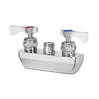 T&S B-1115-LN Faucet Workboard, 1/2" IPS Thread, 4" Centers, Wall Mount thumbnail 2