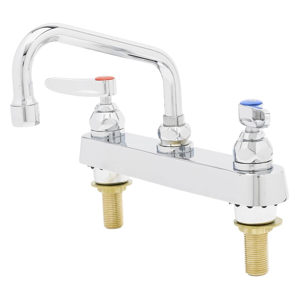 T&S B-1120-XS Faucet Workboard w/o Nozzle, 8" Centers