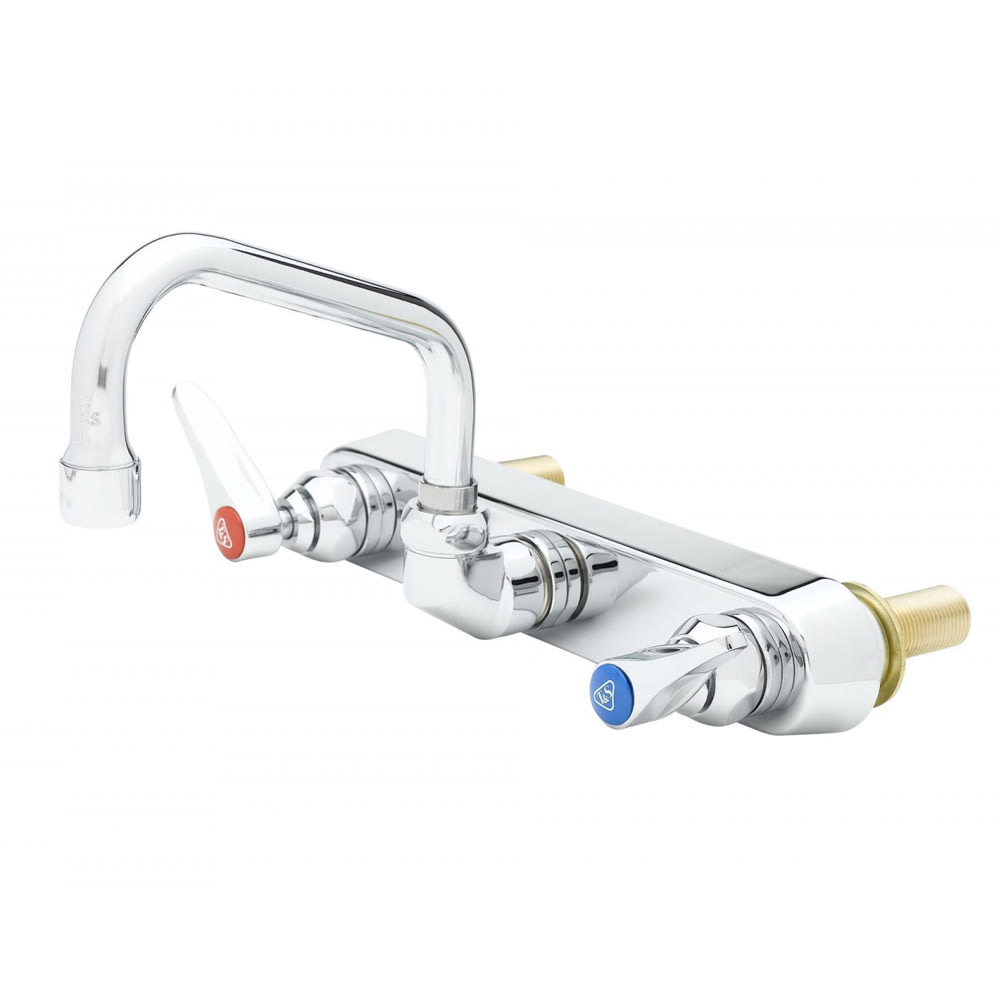 T&S B-1125-XS Faucet Workboard w/o Nozzle, 8" Centers for Thick Counters