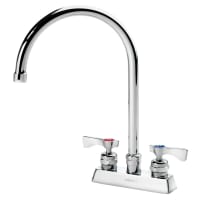 T&S B-1141 Deck Mount Faucet - 5 3/4" Swivel Gooseneck Spout, 4" Centers thumbnail 2