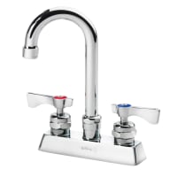 T&S B-1141 Deck Mount Faucet - 5 3/4" Swivel Gooseneck Spout, 4" Centers thumbnail 3