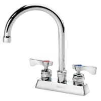 T&S B-1141 Deck Mount Faucet - 5 3/4" Swivel Gooseneck Spout, 4" Centers thumbnail 4