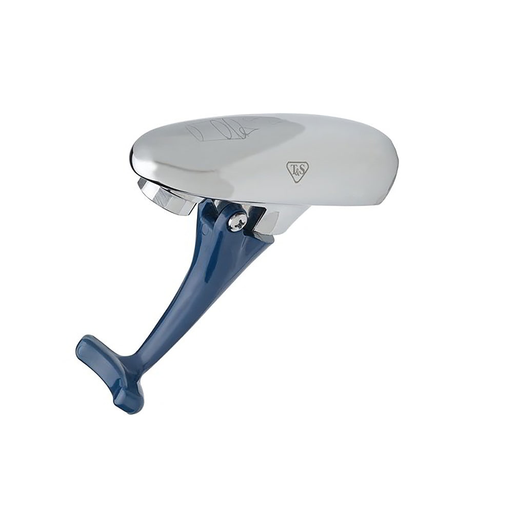 T&S B-1201 Faucet, Push Back Glass Filler, Wall Mounted