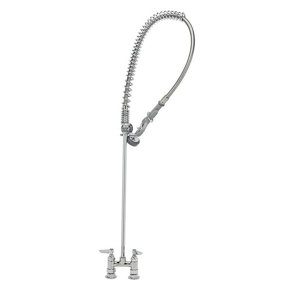 T&S B-2290 41 9/16"H Wall Mount Pre Rinse Faucet - 1.15 GPM, Base with Nozzle