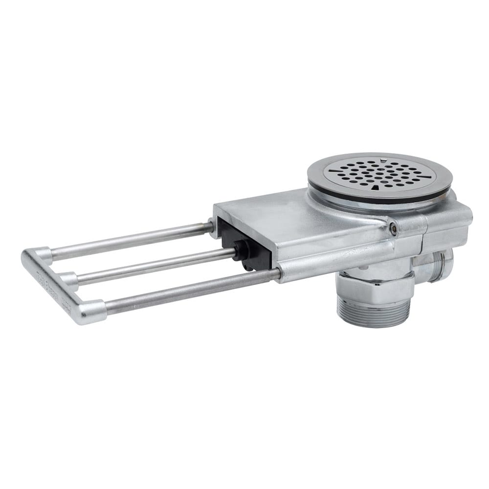 T&S B-3990-3X Modular Waste Drain Valve w/ Pull Handle & 3 1/2" Sink Opening