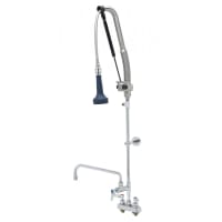 T&S B-5110-12-CRB8P 45 9/50"H Deck Mount Pre Rinse Faucet - 1 7/100 GPM, Base with Nozzle thumbnail 2
