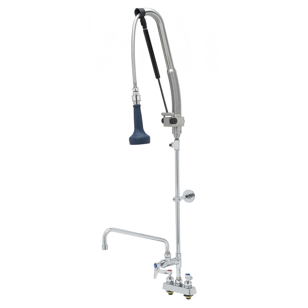 T&S B-5110-12CRB8TP 47 9/50"H Deck Mount Pre Rinse Faucet - 1 7/100 GPM, Base with Nozzle
