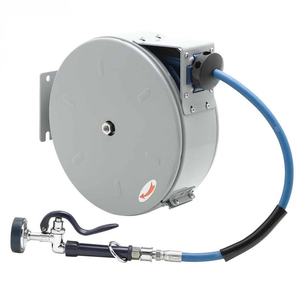 T&S B-7222-C01 Hose Reel, 30' Hose, Enclosed, 3/8" ID