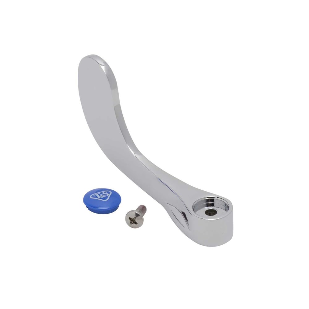 T&S B-WH4C-NS 4" Wrist Action Handle, Cold Index & Screw