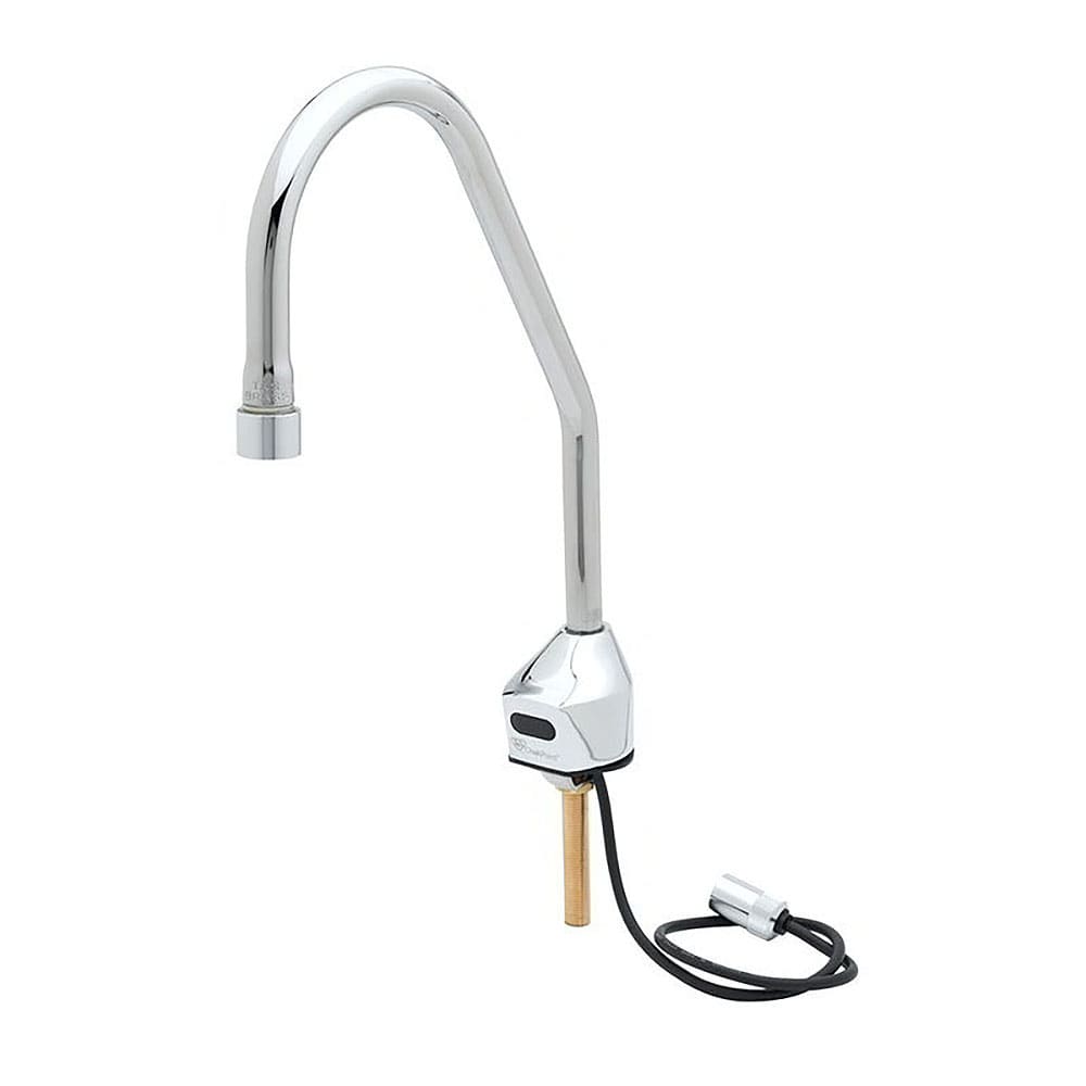 T&S EC-3100-LF22-SB Deck Mount Electronic Faucet - Single Hole, Surgical Bend Nozzle, 100-240v/1ph