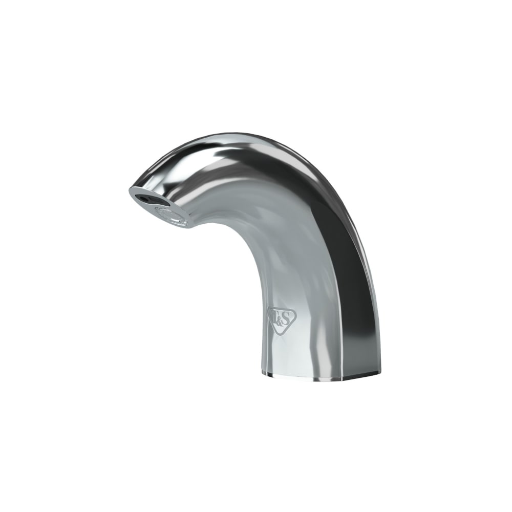T&S ECW-3158 WaveCrest Deck Mount Electronic Faucet - Single Hole, Fixed Spout, Battery Operated