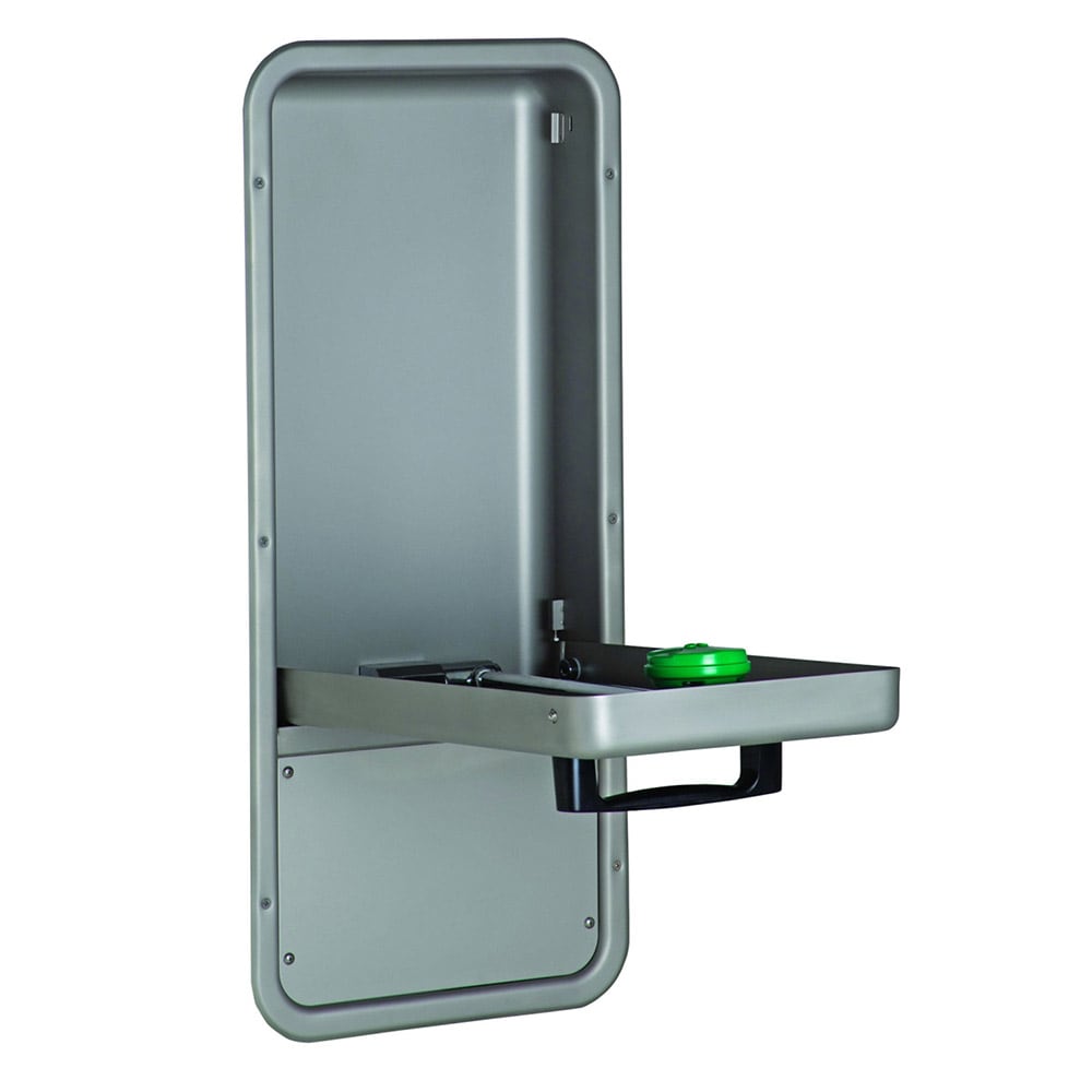 T&S EW-7656WC Recessed Wall Mount Eyewash Unit - 4 1/5 gpm, Chrome Plated